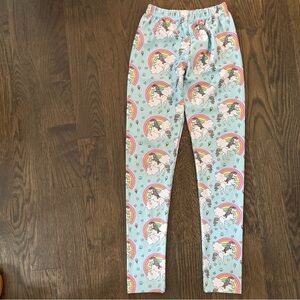 Lola + the Boys Rainbow Unicorn Kids Leggings